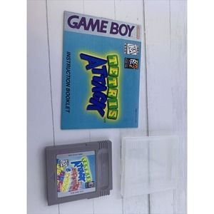 Tetris Attack Nintendo Game Boy Puzzle Strategy Authentic Tested Case Manual